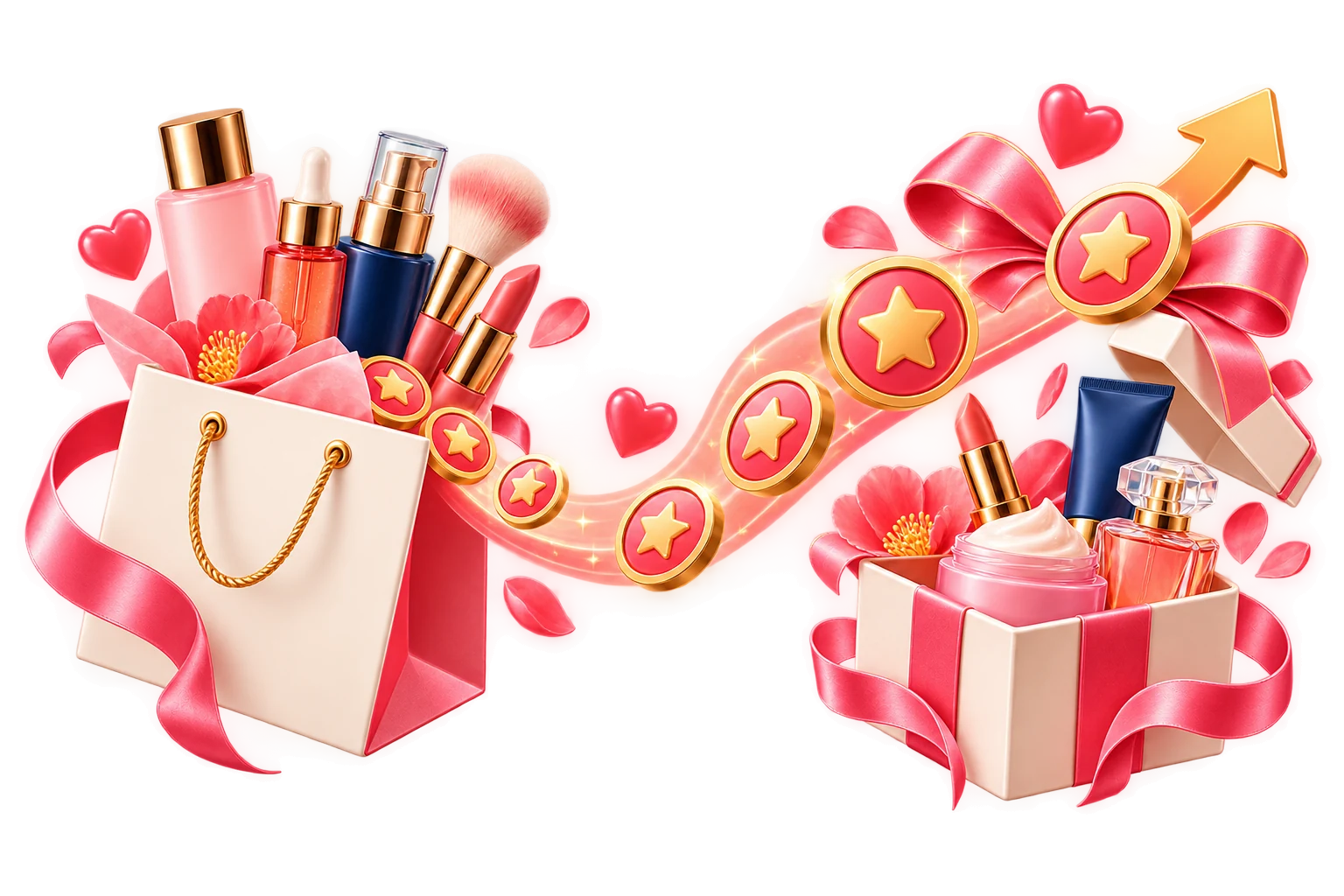 Reward the routine visual for beauty brands